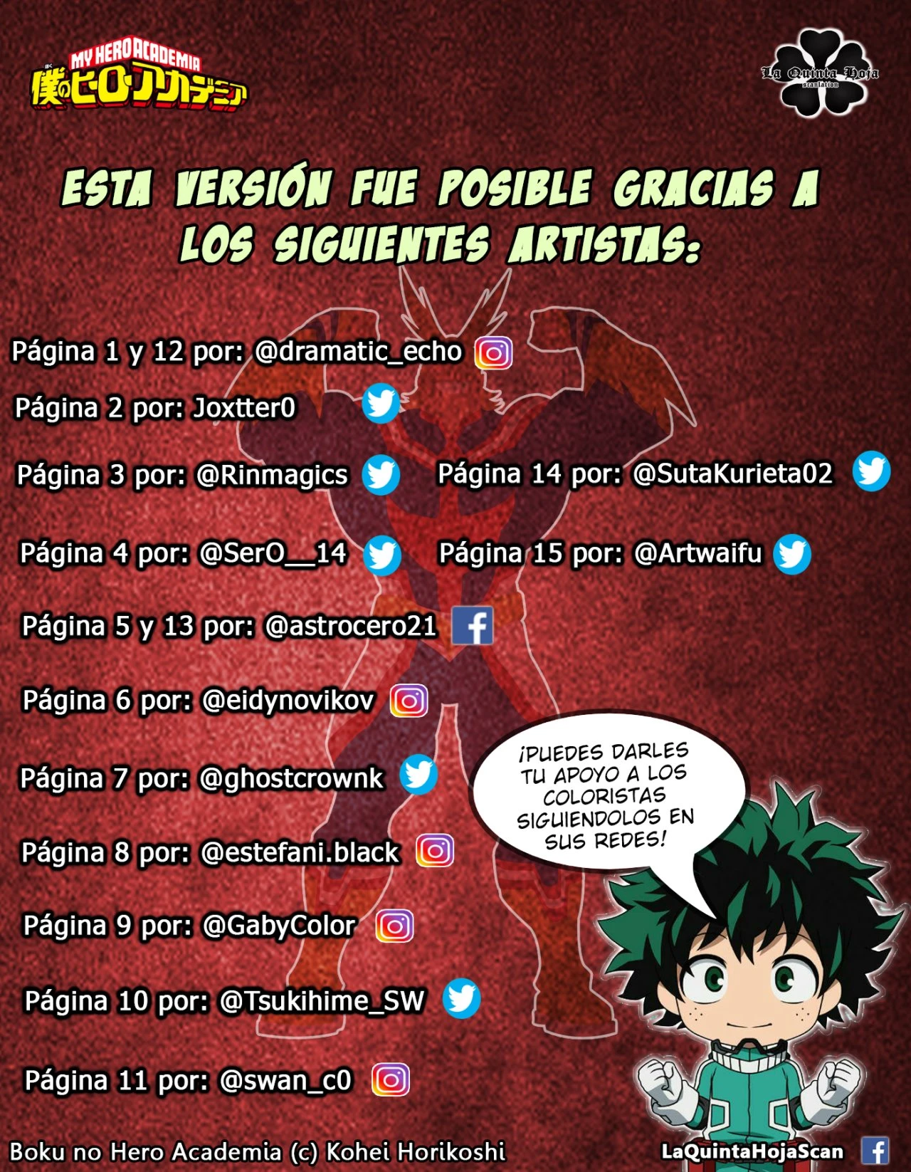 Read Boku no Hero Academia ES Manga Online