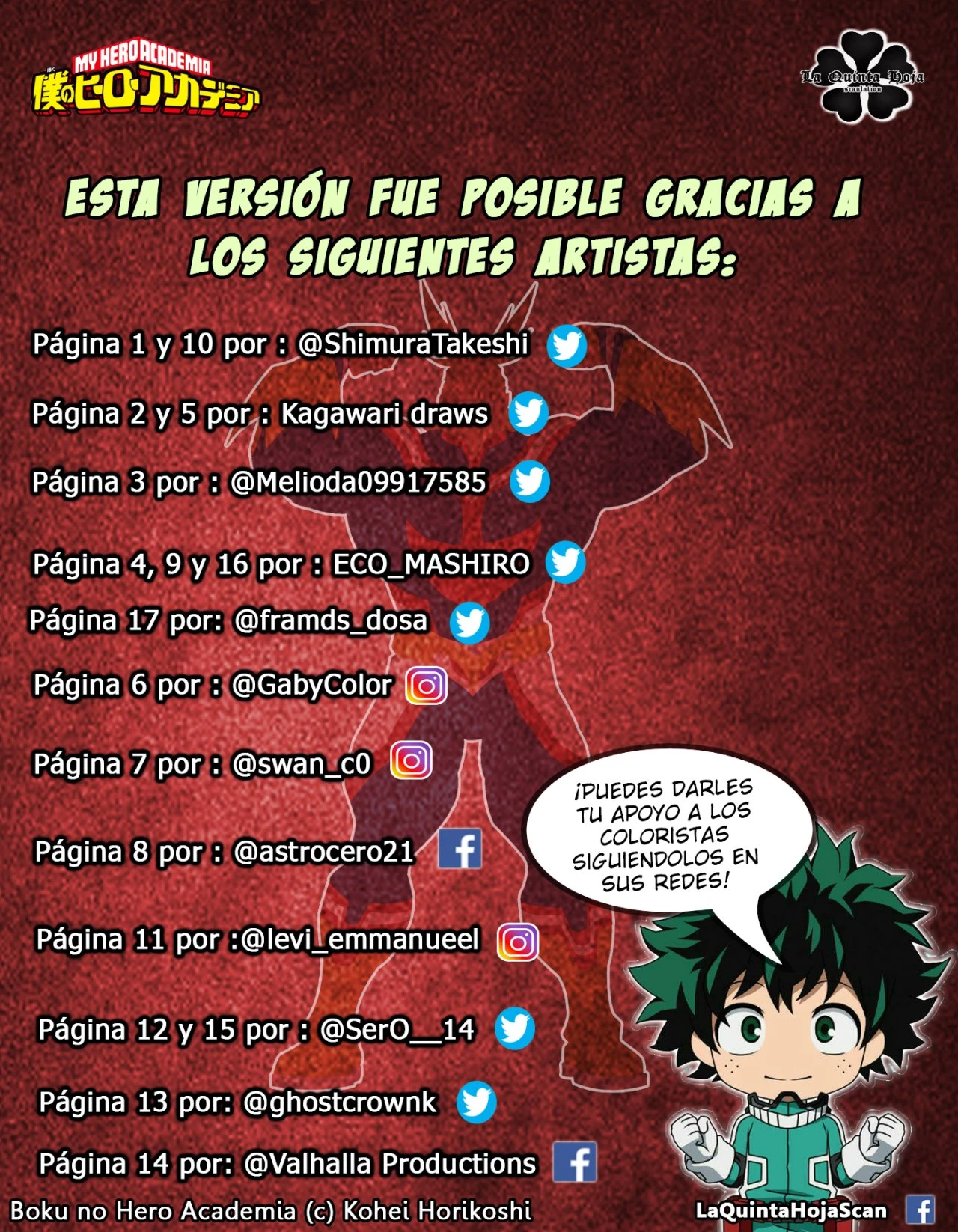 Read Boku no Hero Academia ES Manga Online