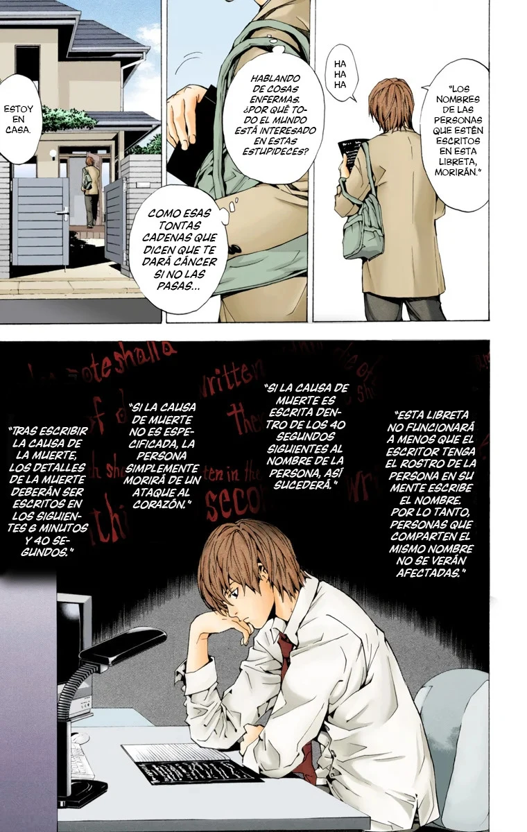 Read Death Note Full Color ES Manga Online