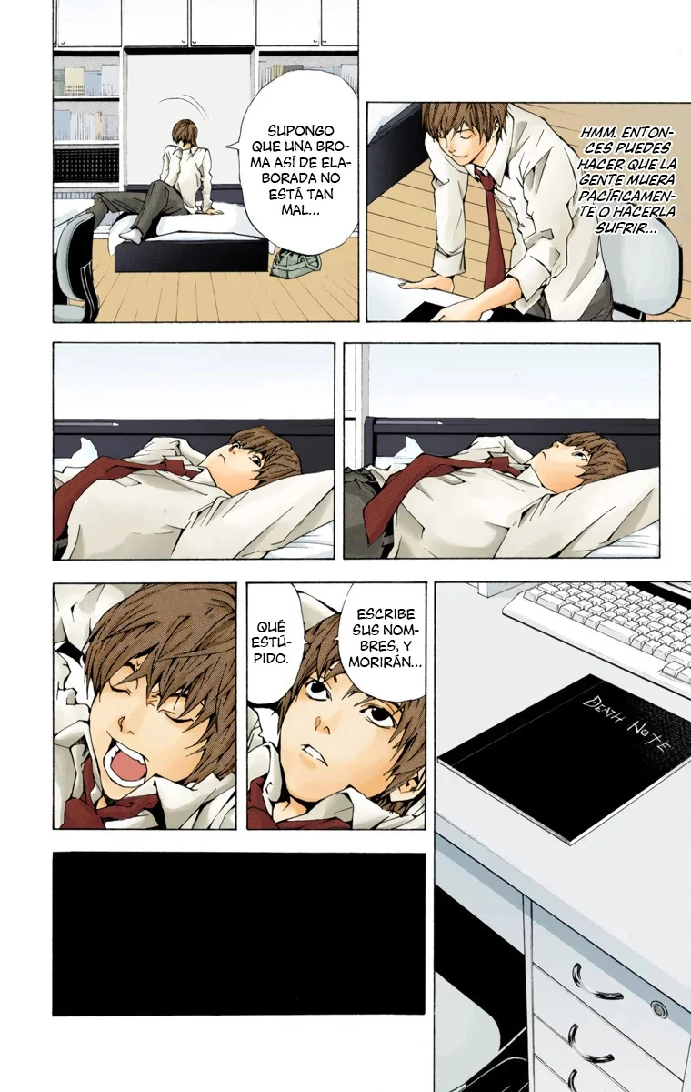 Read Death Note Full Color ES Manga Online