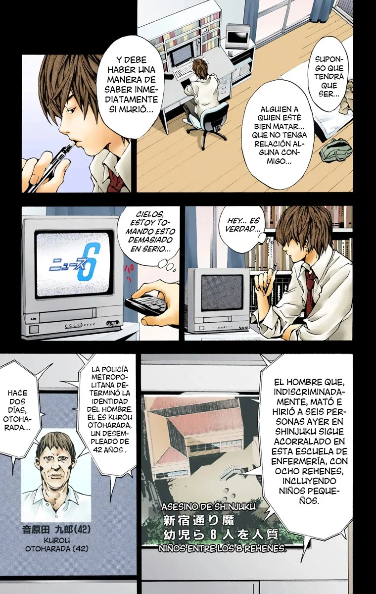 Read Death Note Full Color ES Manga Online