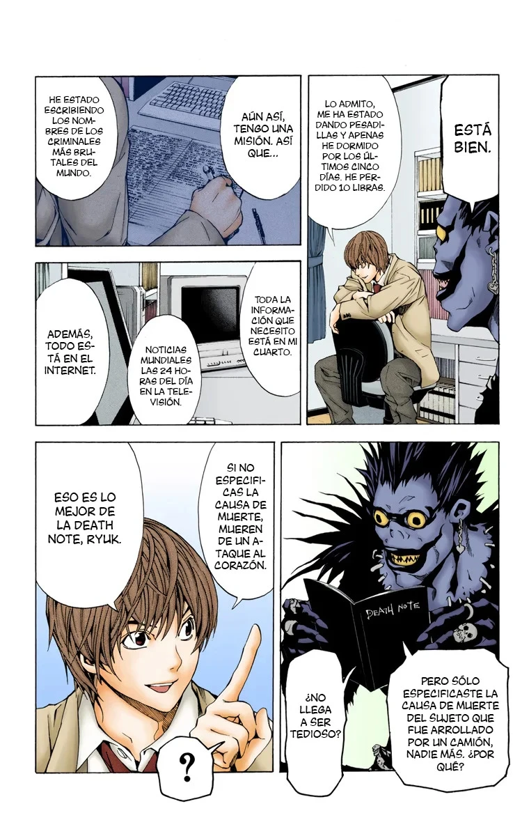 Read Death Note Full Color ES Manga Online