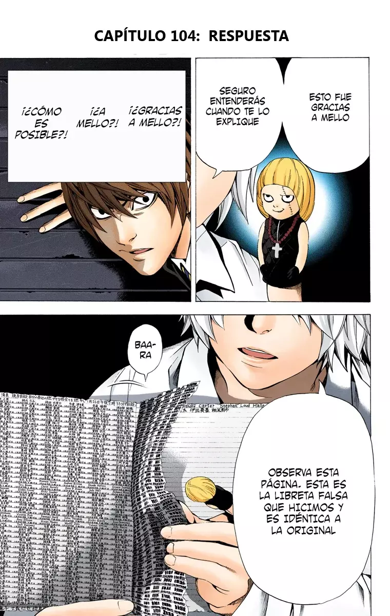 Read Death Note Full Color ES Manga Online