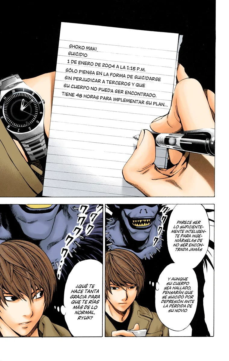 Read Death Note Full Color ES Manga Online