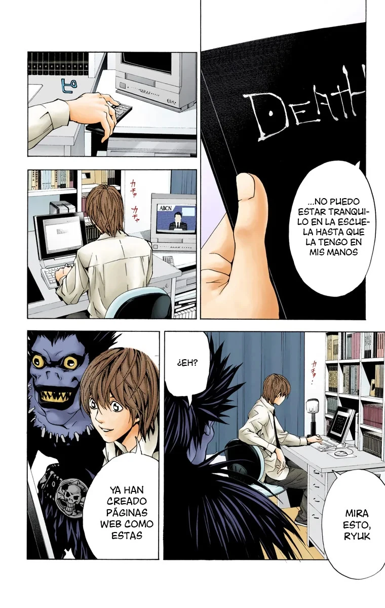 Read Death Note Full Color ES Manga Online