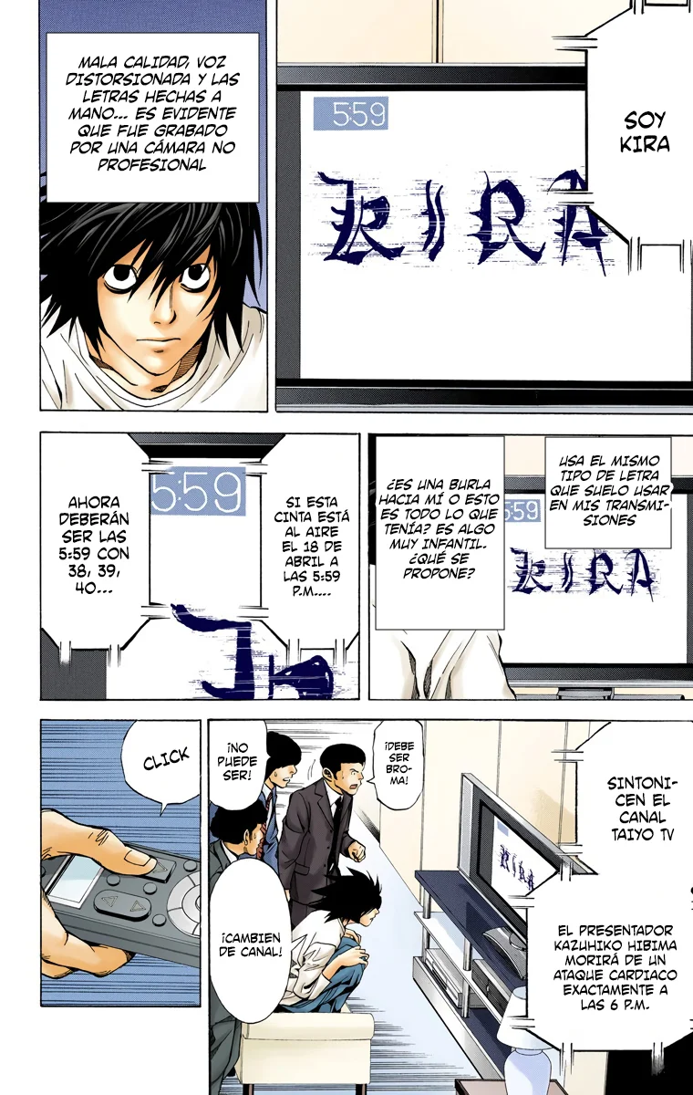 Read Death Note Full Color ES Manga Online