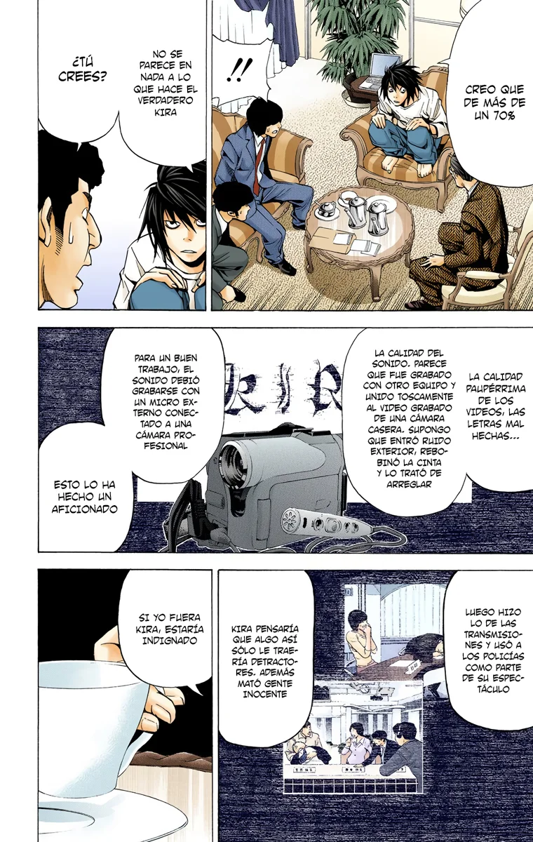Read Death Note Full Color ES Manga Online