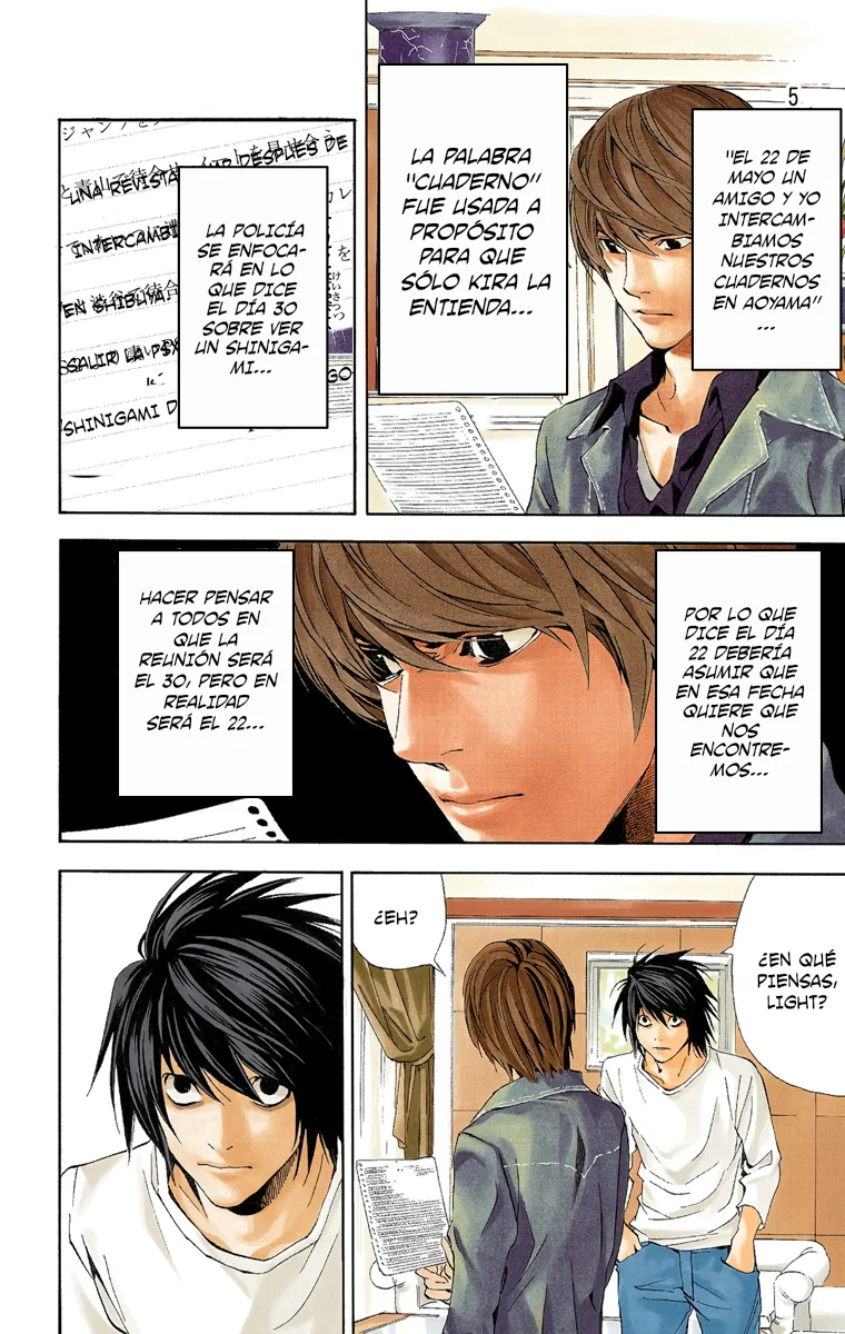 Read Death Note Full Color ES Manga Online