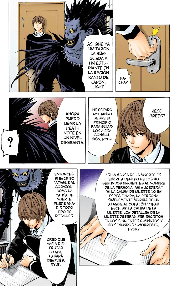 Read Death Note Full Color ES Manga Online