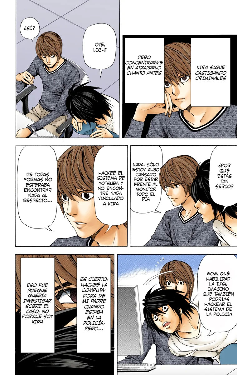 Read Death Note Full Color ES Manga Online