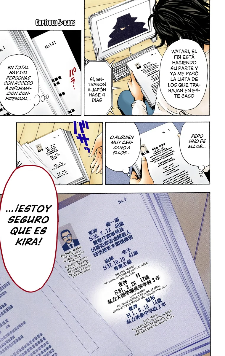 Read Death Note Full Color ES Manga Online