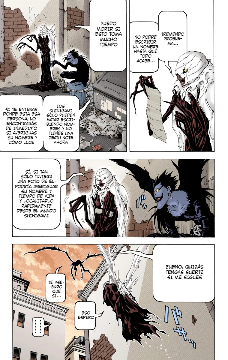 Read Death Note Full Color ES Manga Online