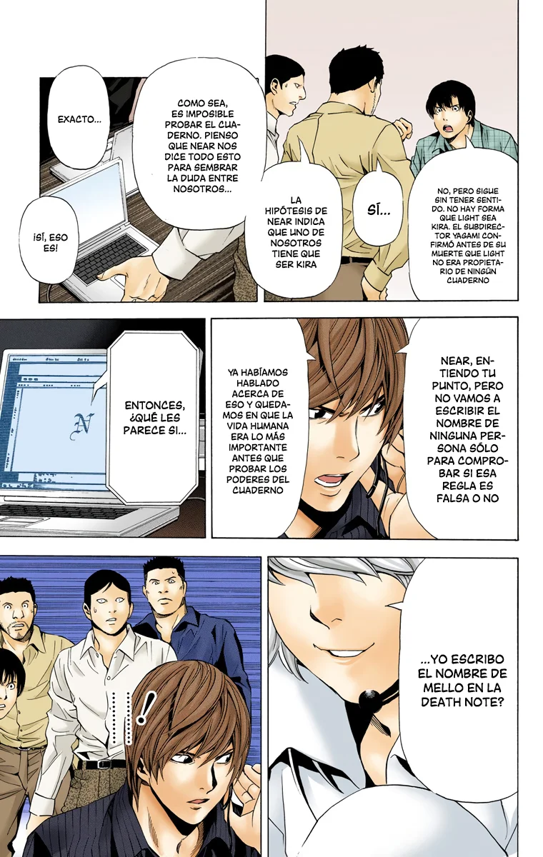 Read Death Note Full Color ES Manga Online