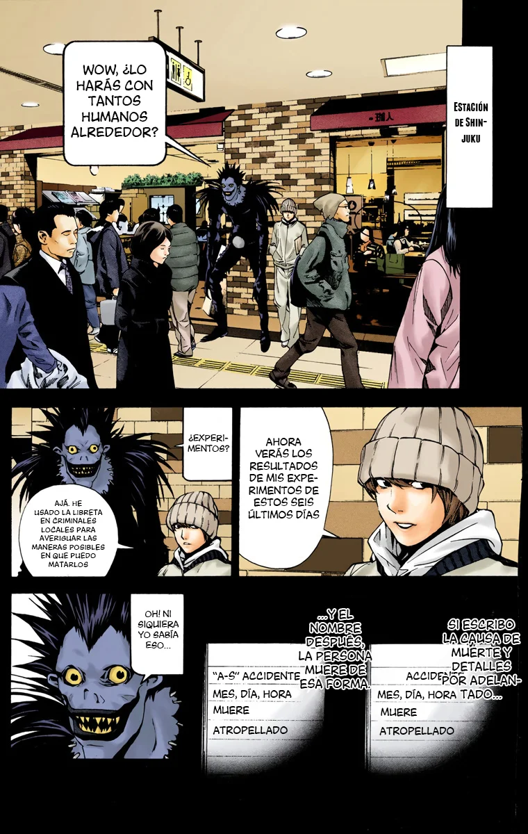 Read Death Note Full Color ES Manga Online
