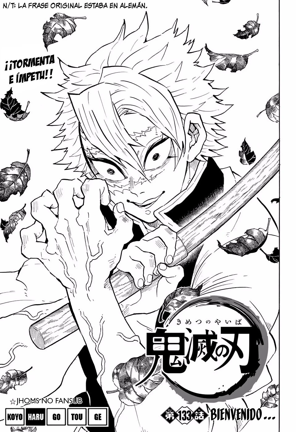 Read Demon Slayer Kimetsu no Yaiba ES Manga Online
