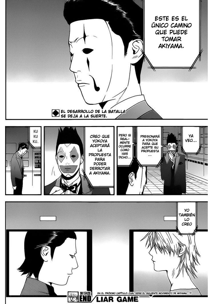 Read Liar Game ES Manga Online