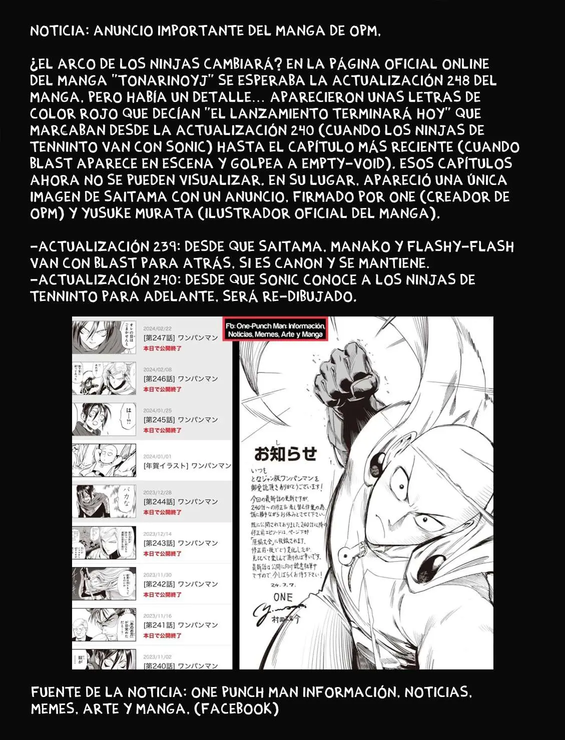 Read One Punch-Man ES Manga Online