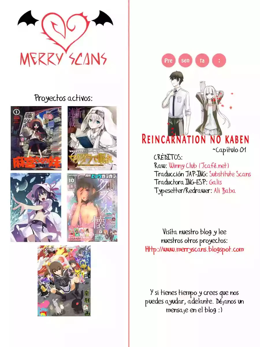 Read Reincarnation no Kaben ES Manga Online