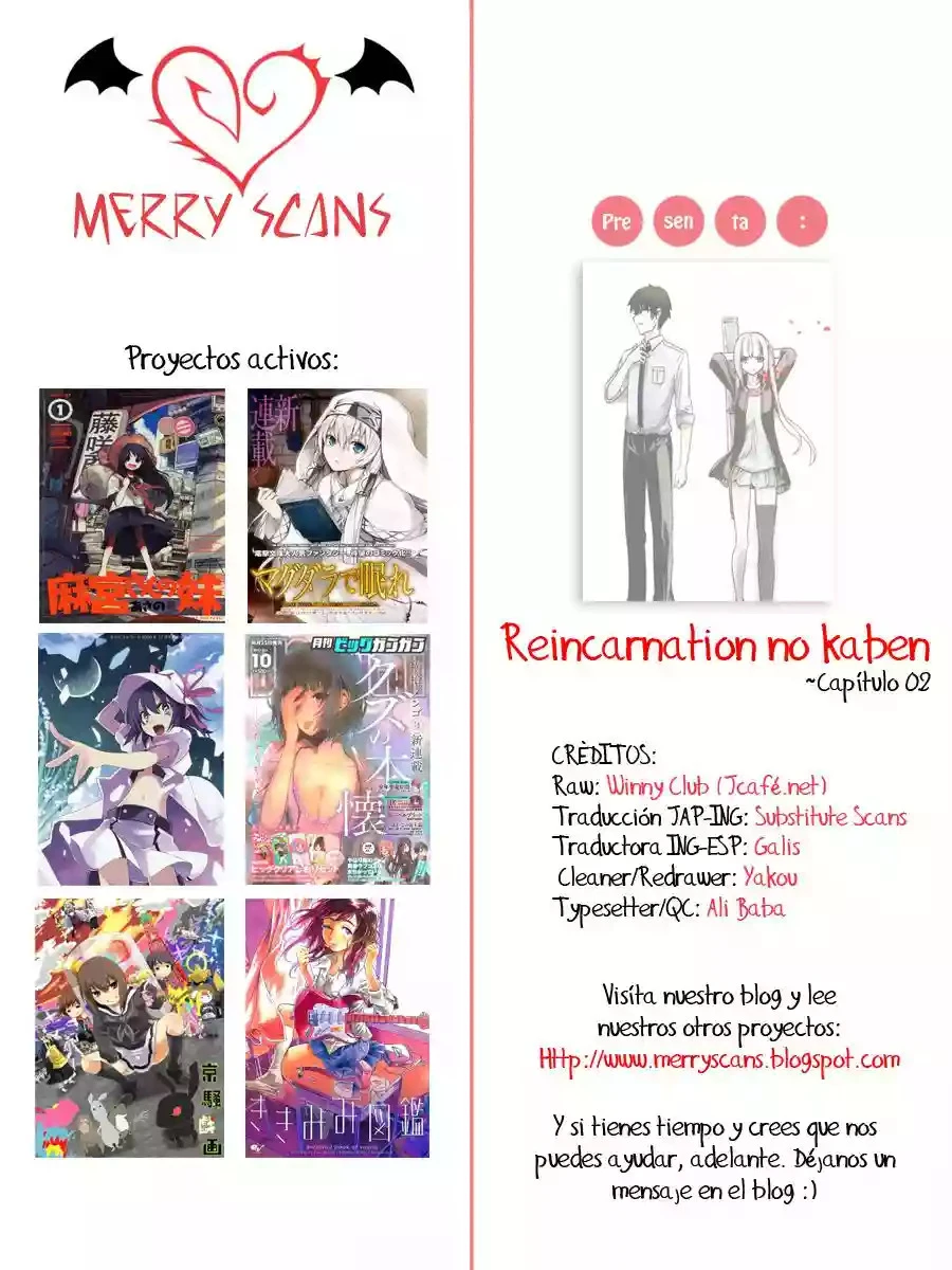 Read Reincarnation no Kaben ES Manga Online