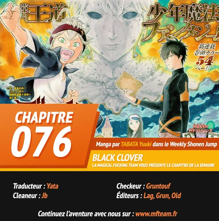 Read Black Clover FR Manga Online