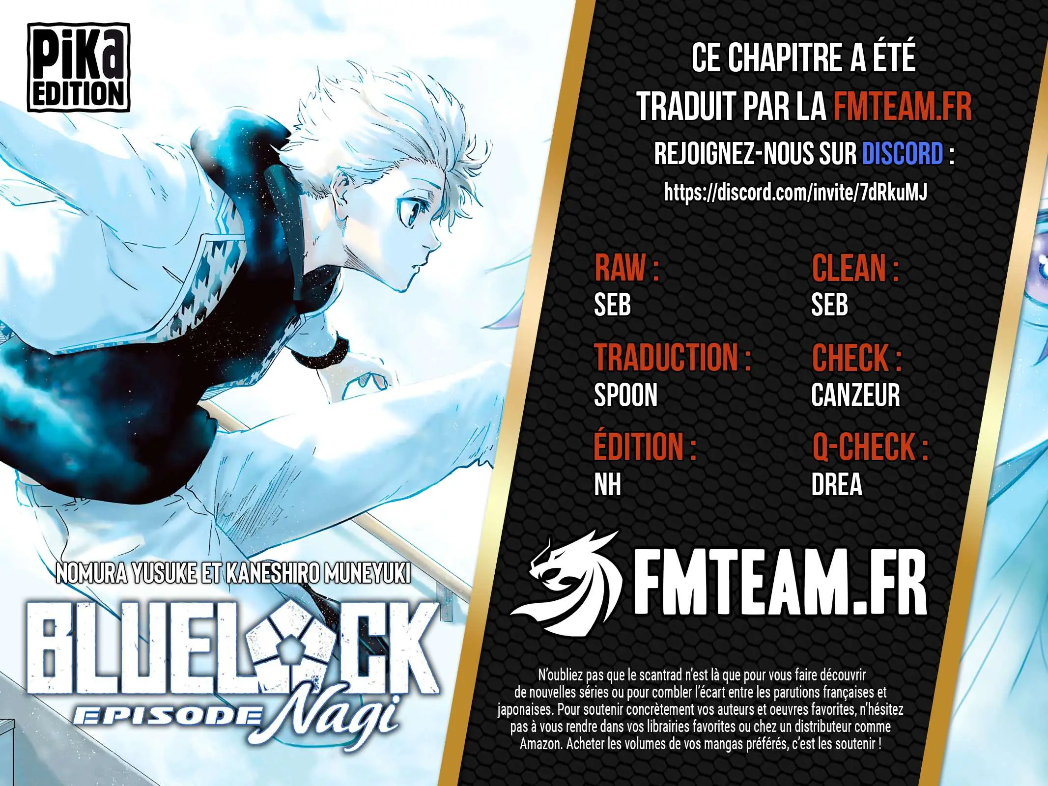 Read Blue Lock Episode Nagi FR Manga Online