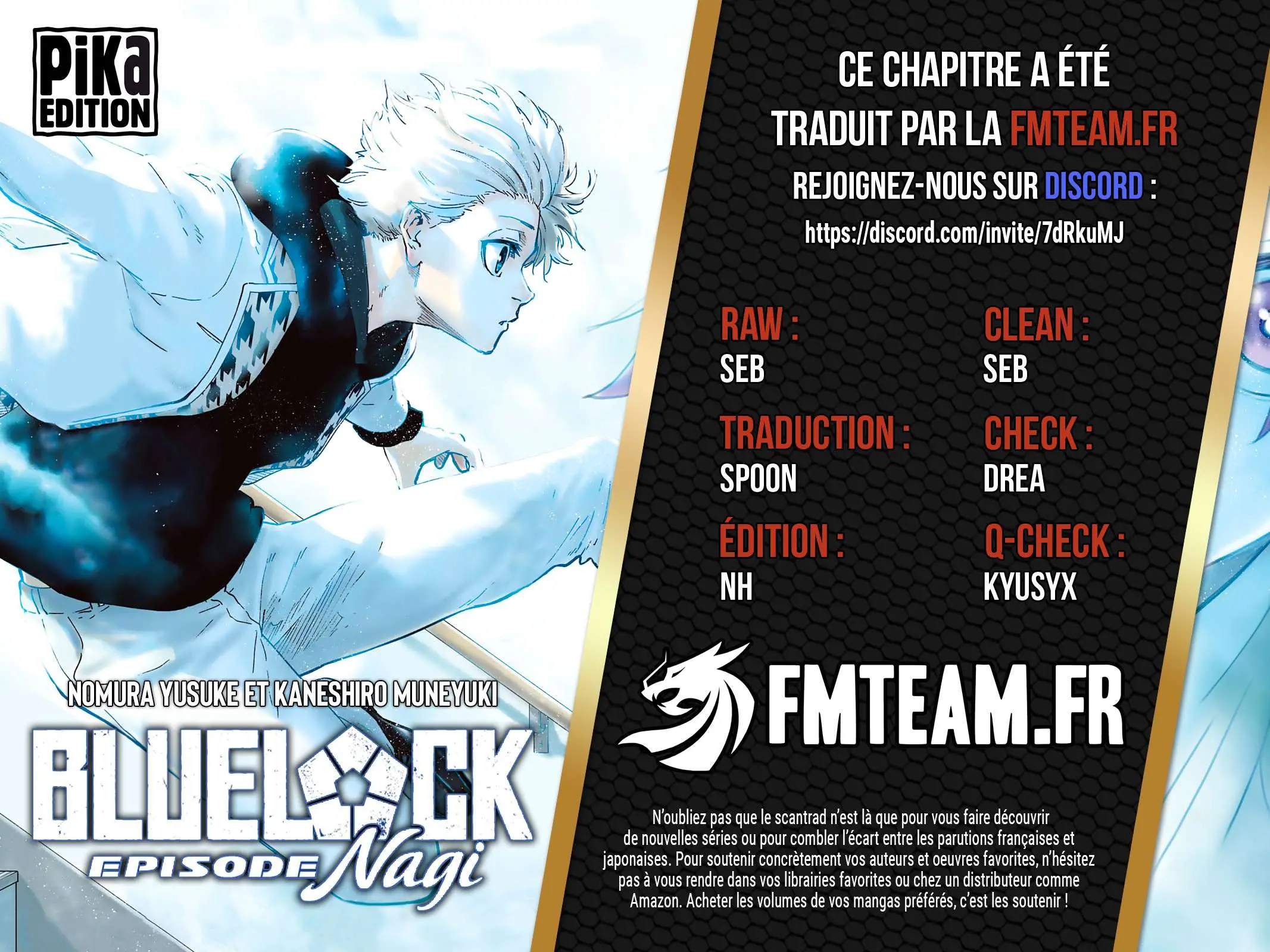 Read Blue Lock Episode Nagi FR Manga Online