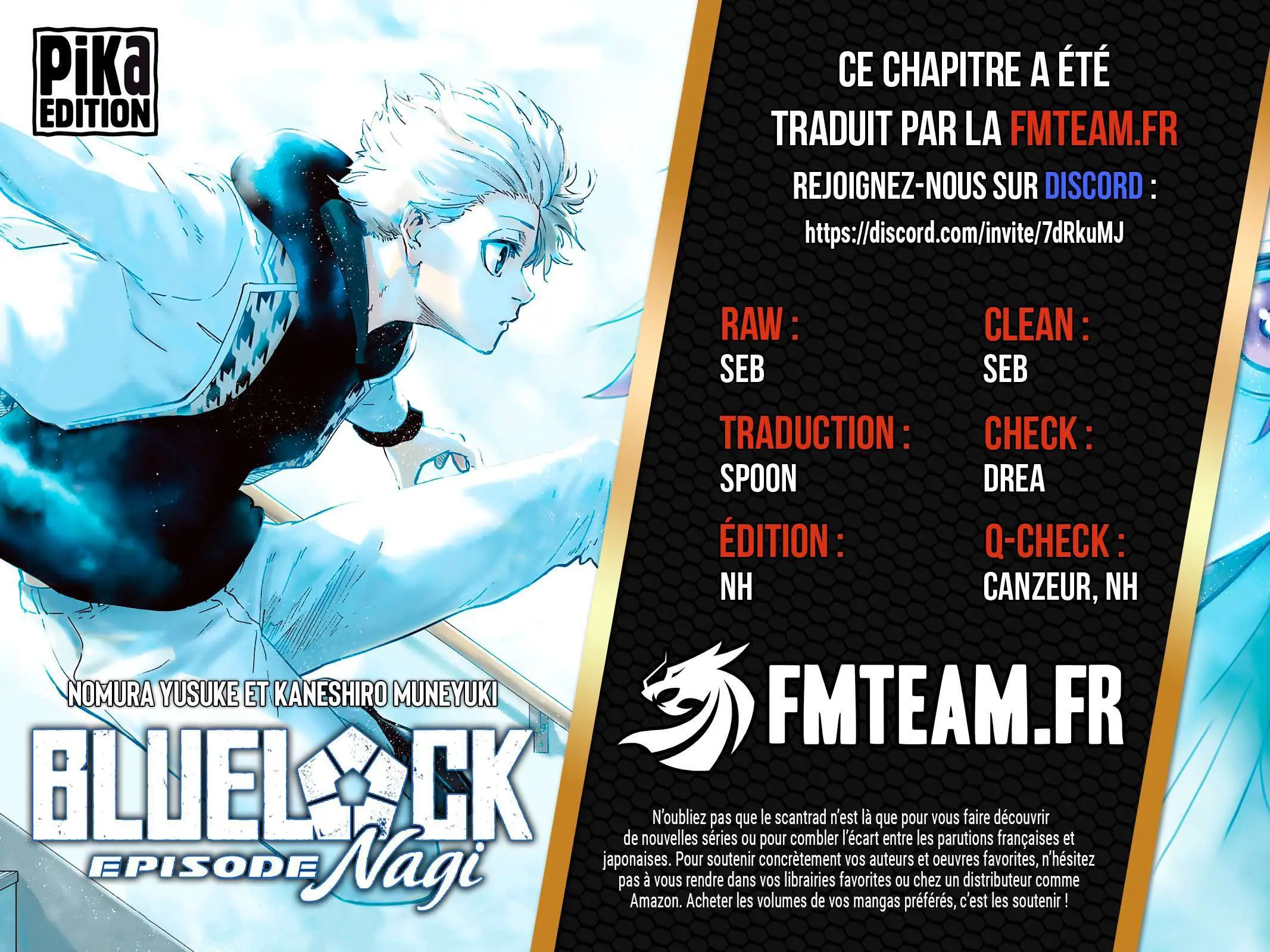 Read Blue Lock Episode Nagi FR Manga Online