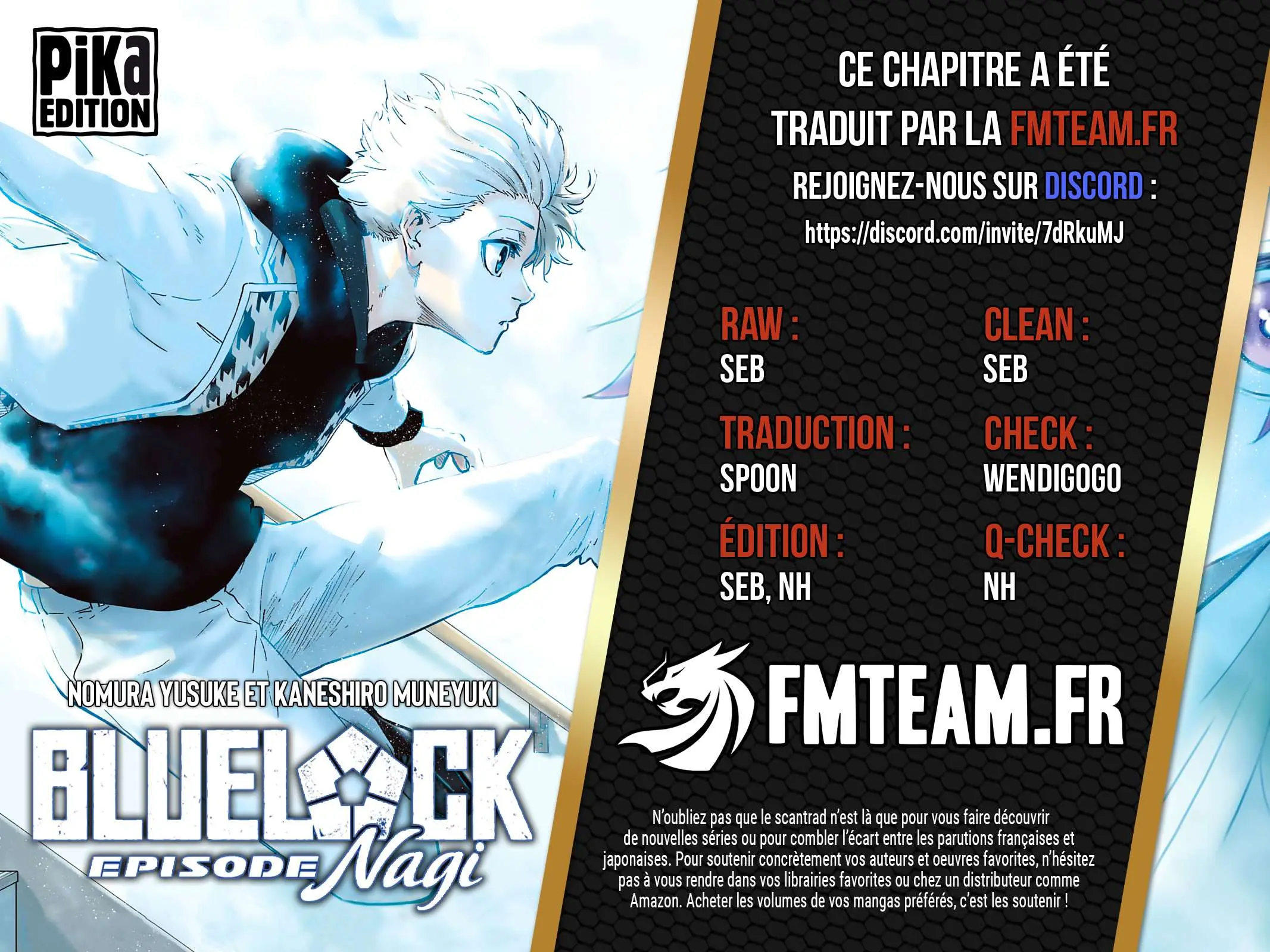 Read Blue Lock Episode Nagi FR Manga Online