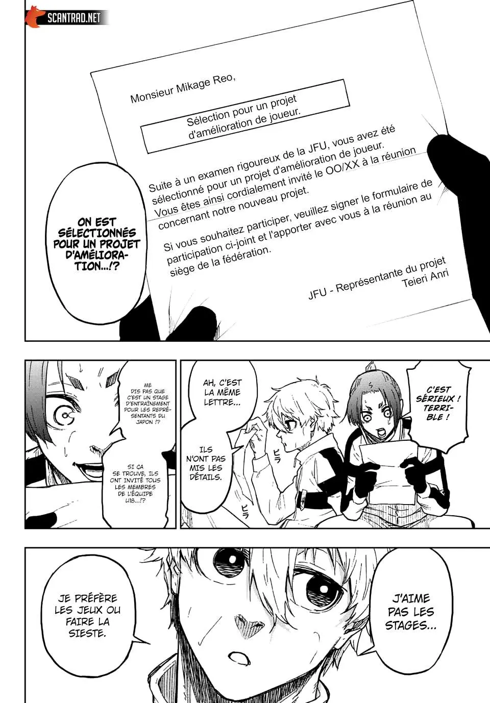 Read Blue Lock Episode Nagi FR Manga Online