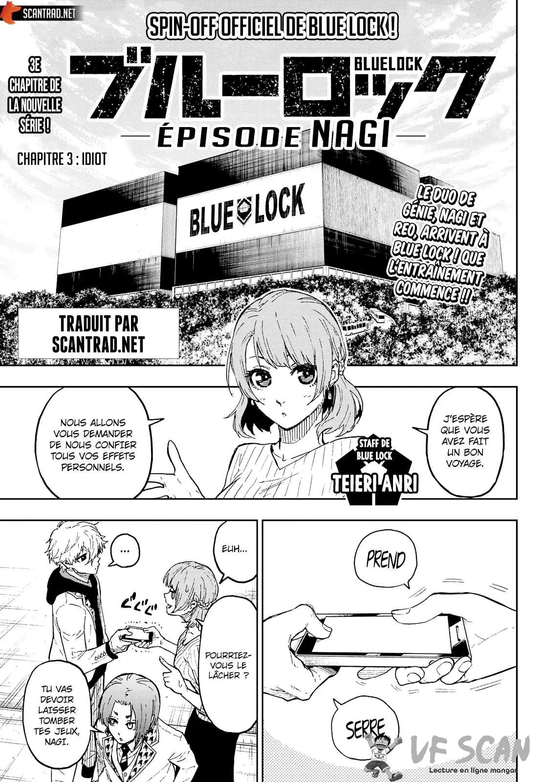 Read Blue Lock Episode Nagi FR Manga Online