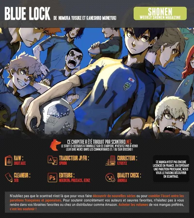 Read Blue Lock Episode Nagi FR Manga Online