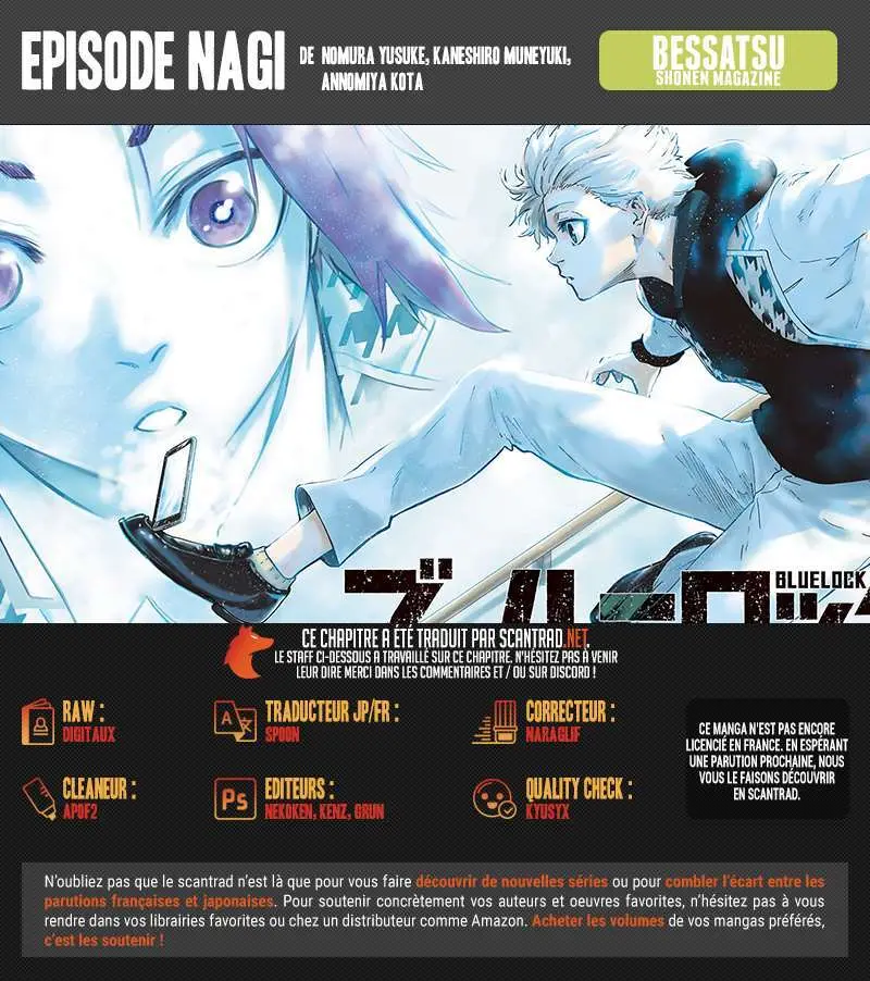 Read Blue Lock Episode Nagi FR Manga Online