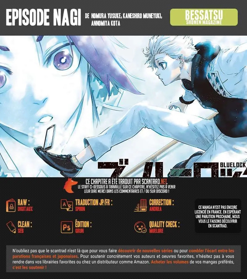 Read Blue Lock Episode Nagi FR Manga Online