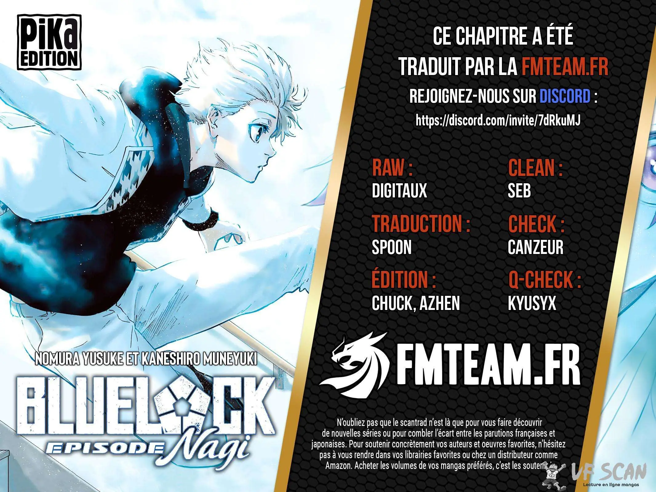 Read Blue Lock Episode Nagi FR Manga Online