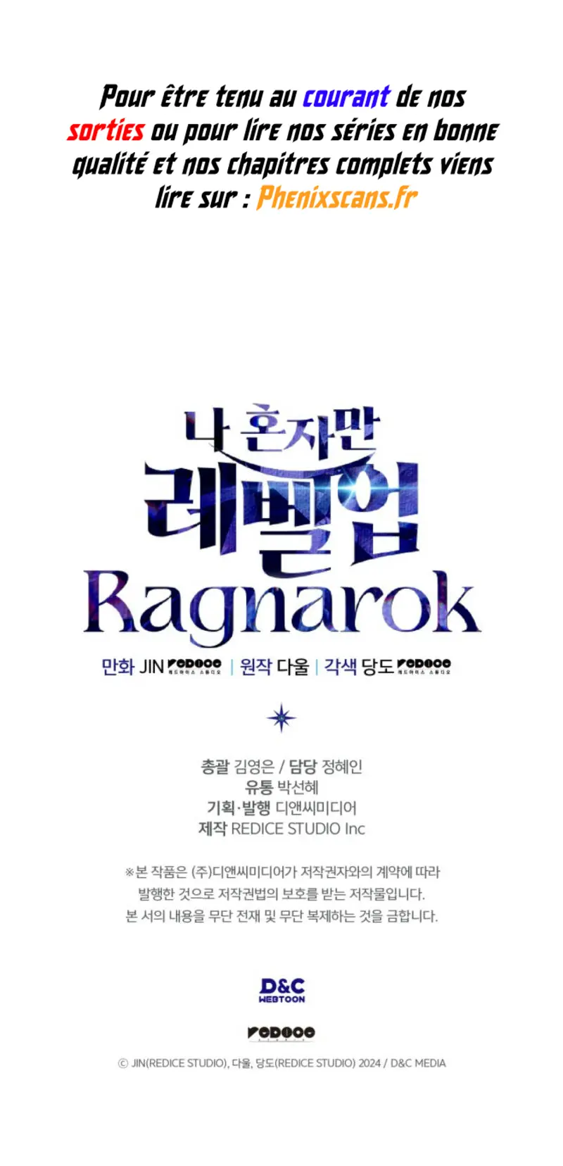 Read Solo Leveling Ragnarok FR Manga Online