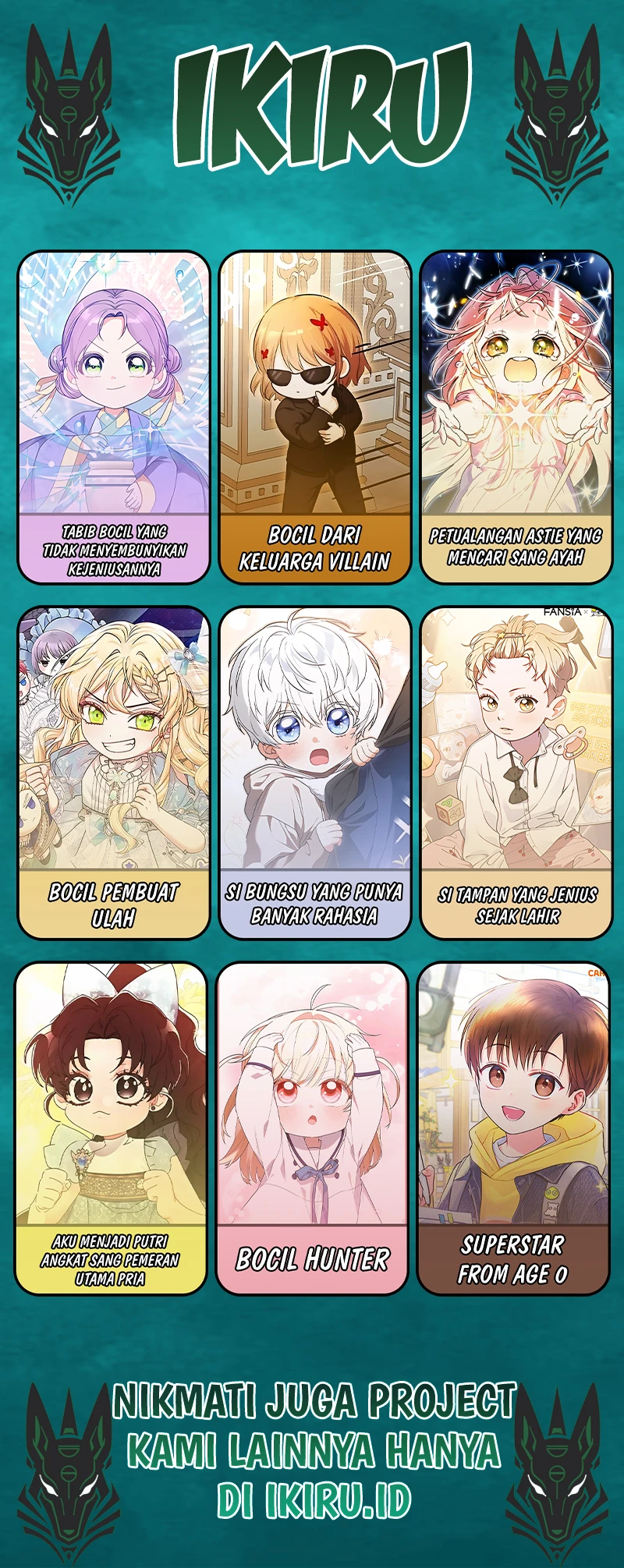 Read Aku Adalah Mata-Mata Berusia 5 tahun Yang Menculik Seorang Penjahat ID Manga Online