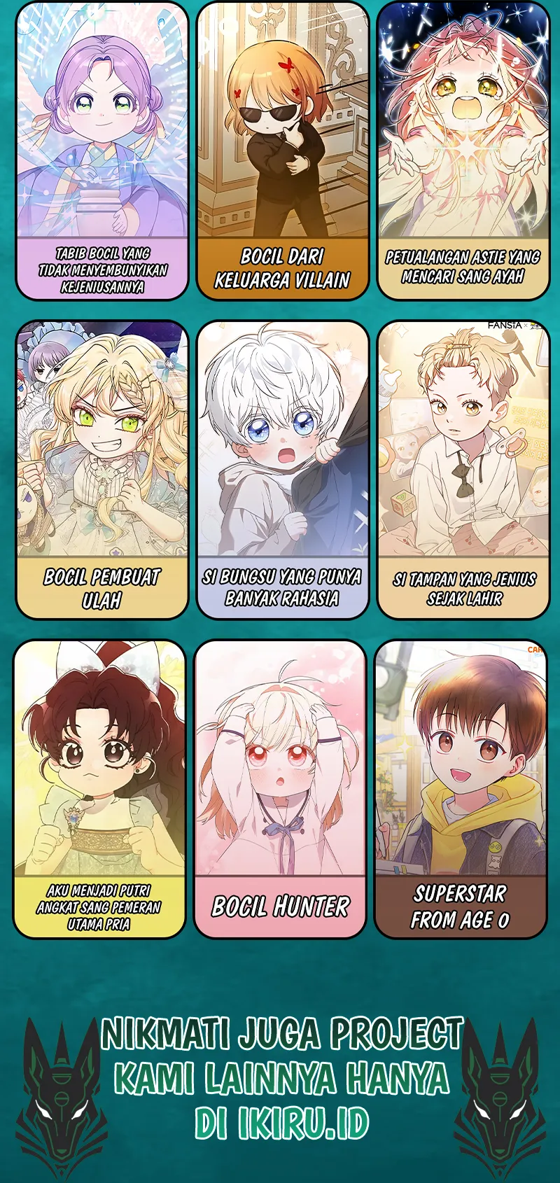 Read Aku Adalah Mata-Mata Berusia 5 tahun Yang Menculik Seorang Penjahat ID Manga Online