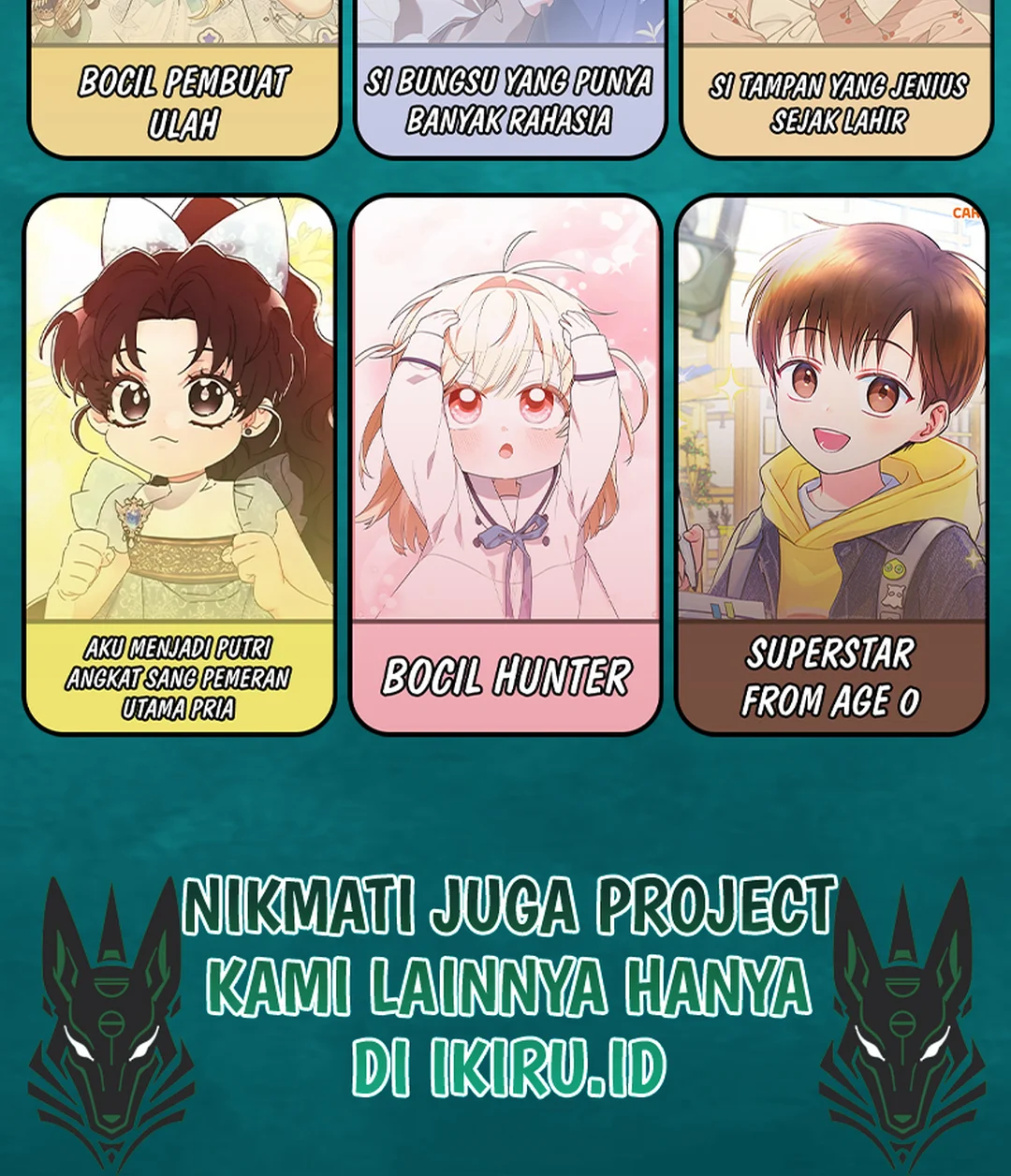 Read Aku Adalah Mata-Mata Berusia 5 tahun Yang Menculik Seorang Penjahat ID Manga Online