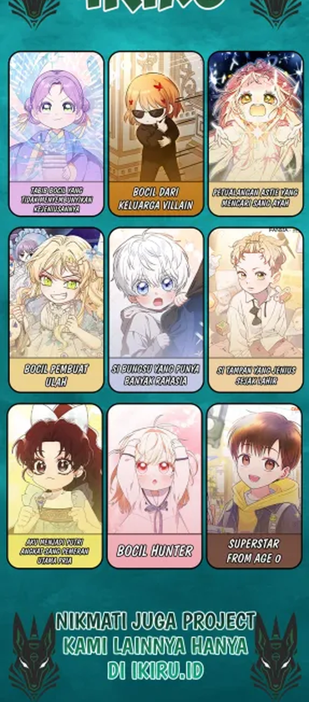 Read Aku Adalah Mata-Mata Berusia 5 tahun Yang Menculik Seorang Penjahat ID Manga Online