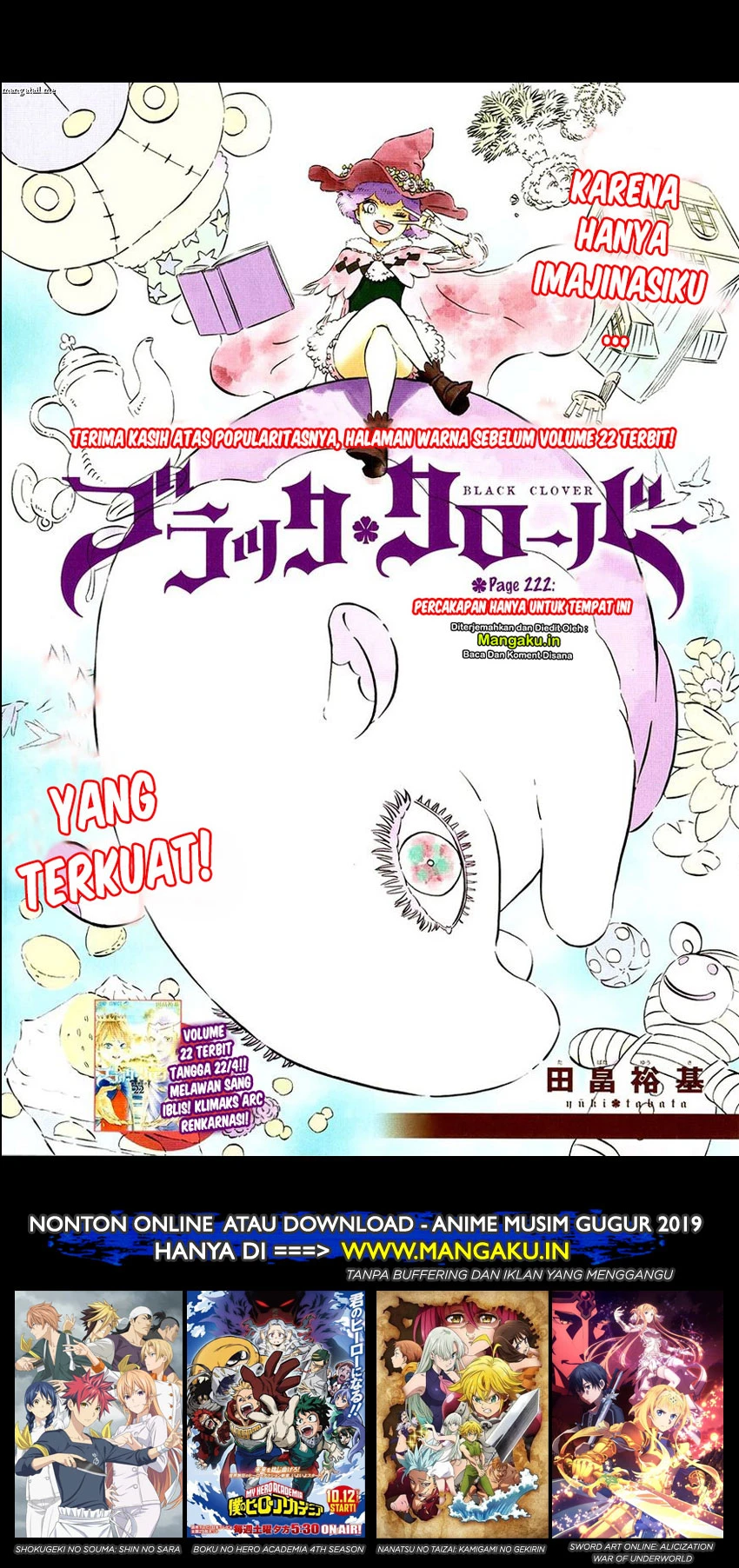 Read Black Clover Bahasa Indonesia ID Manga Online