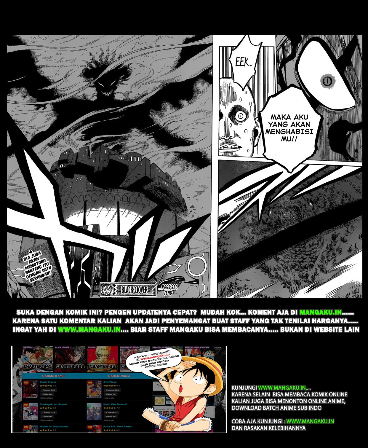 Read Black Clover Bahasa Indonesia ID Manga Online