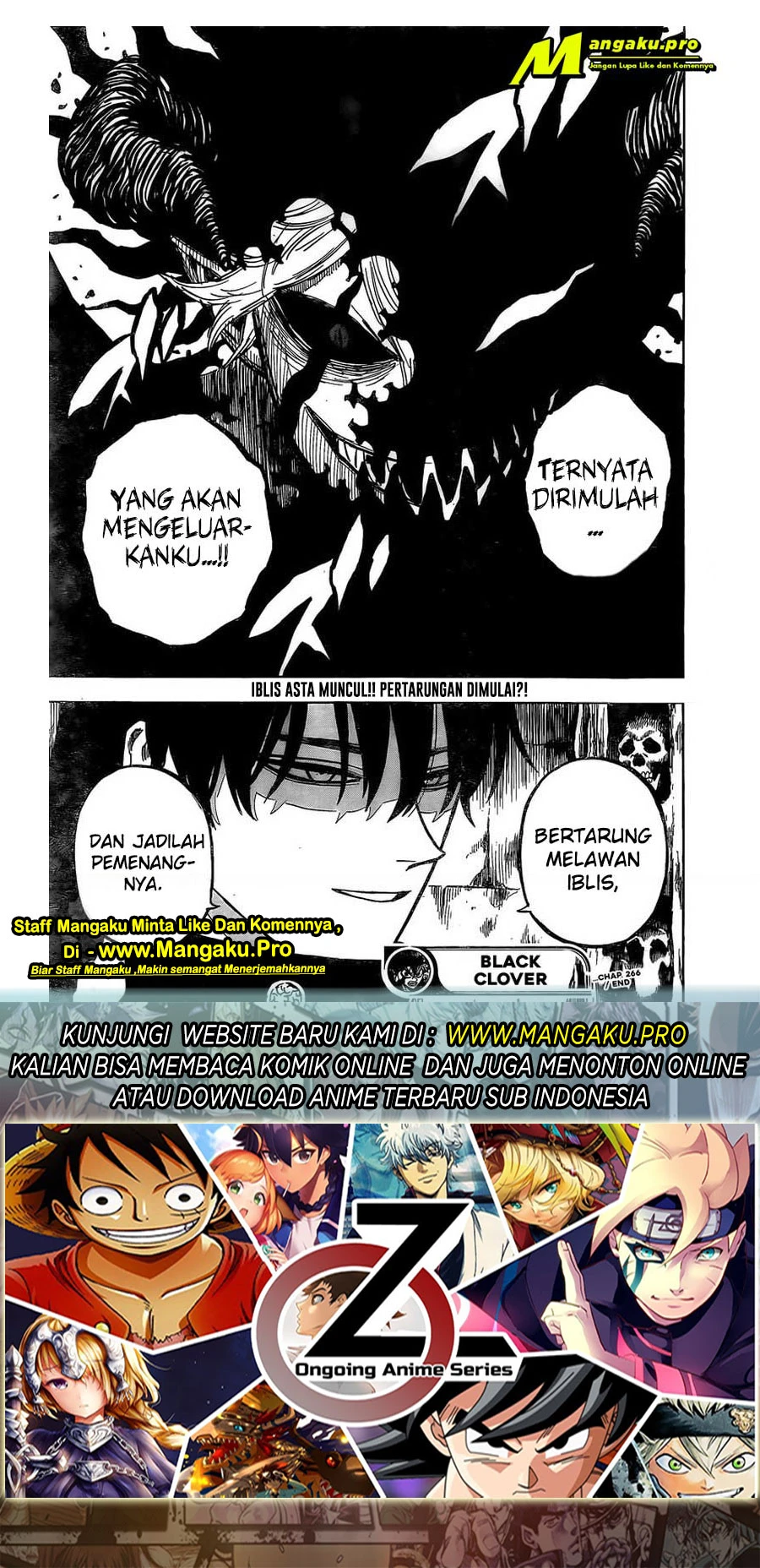 Read Black Clover Bahasa Indonesia ID Manga Online