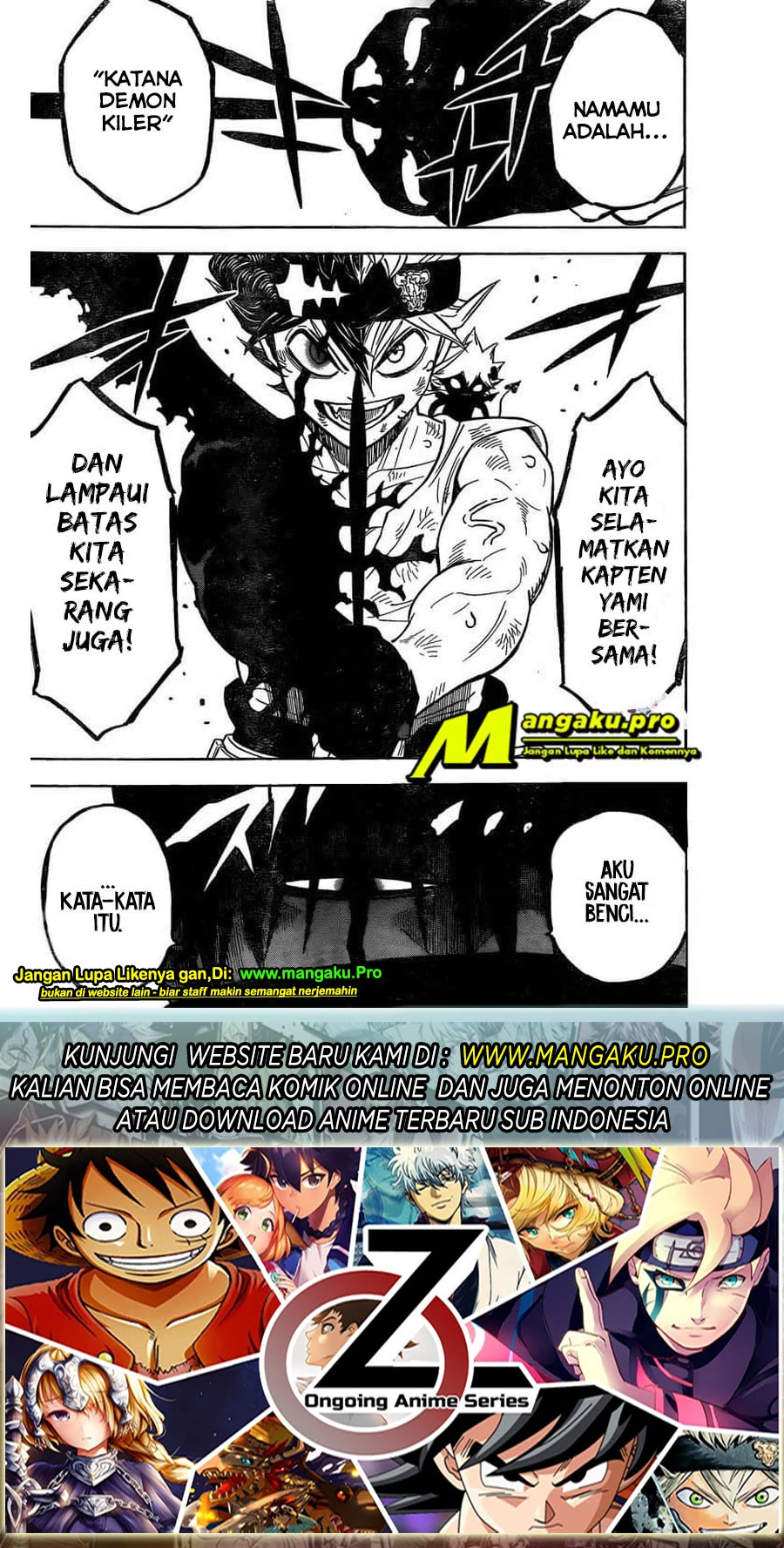 Read Black Clover Bahasa Indonesia ID Manga Online