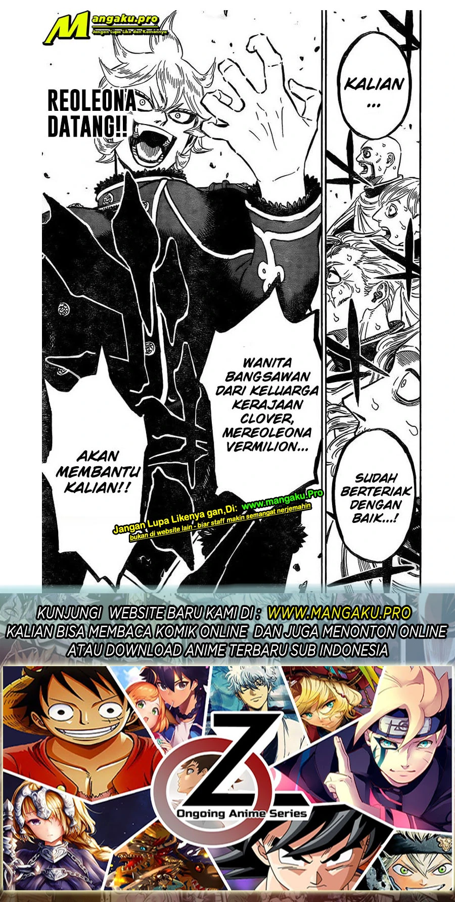 Read Black Clover Bahasa Indonesia ID Manga Online