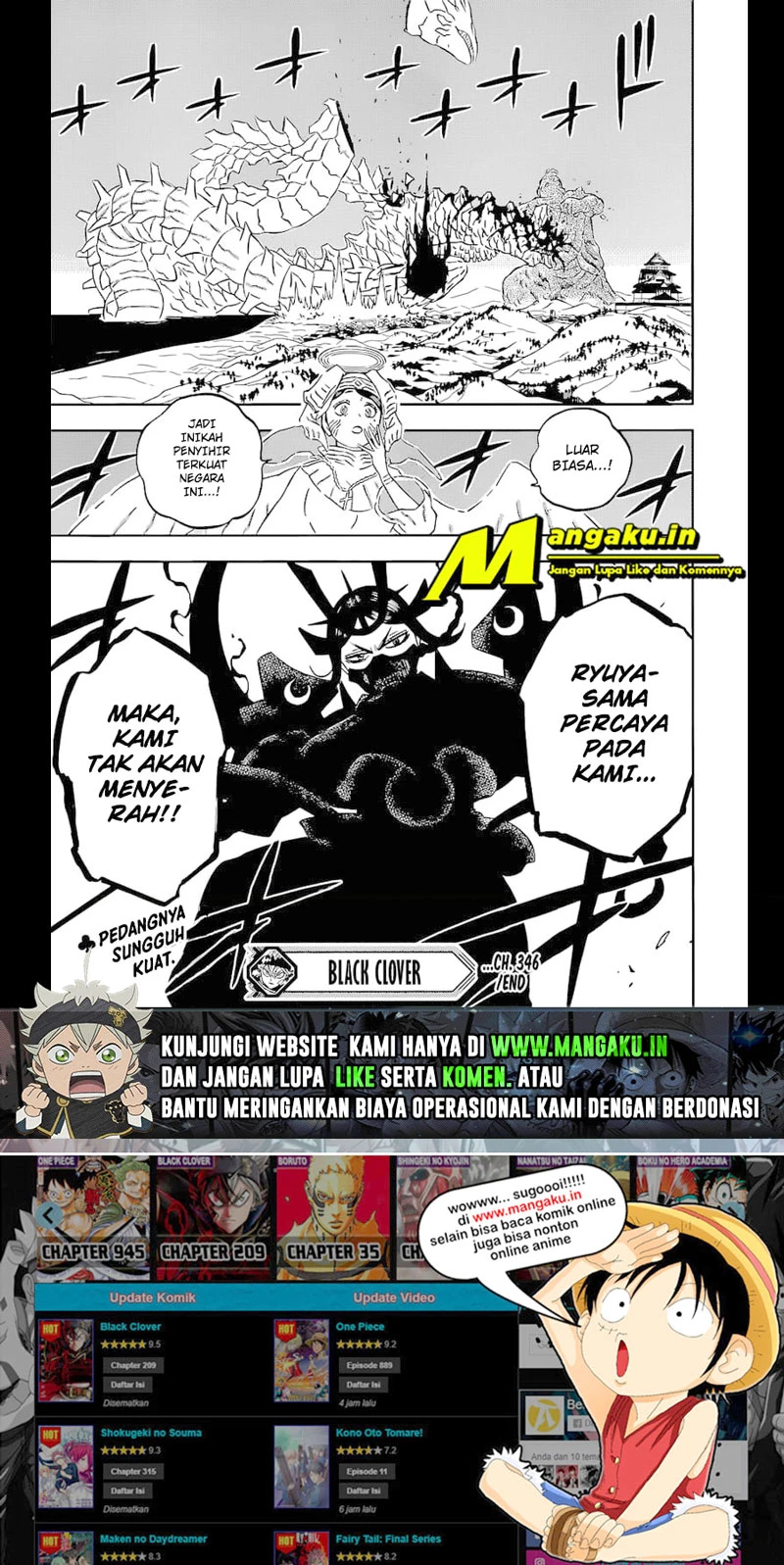 Read Black Clover Bahasa Indonesia ID Manga Online