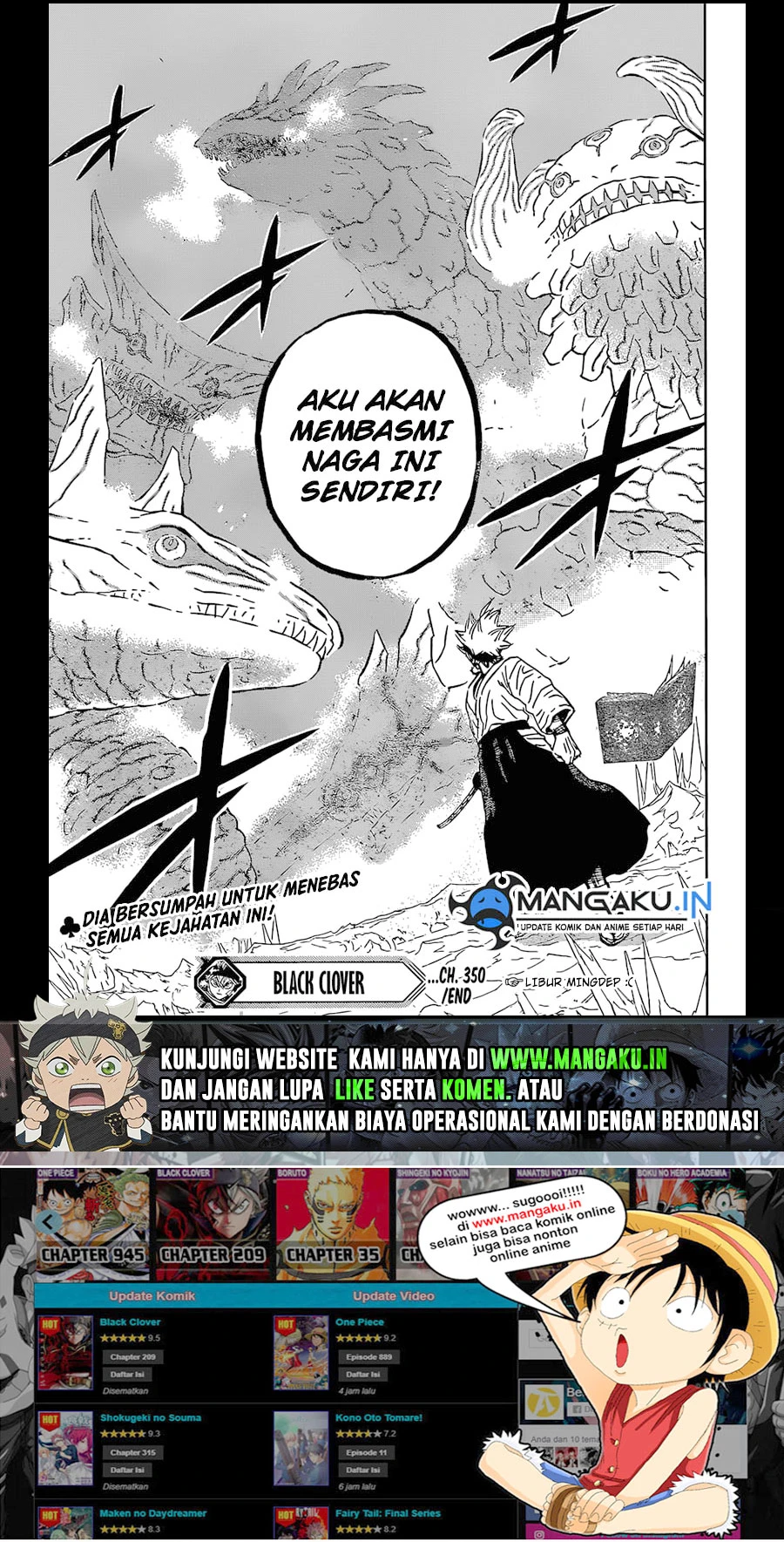 Read Black Clover Bahasa Indonesia ID Manga Online
