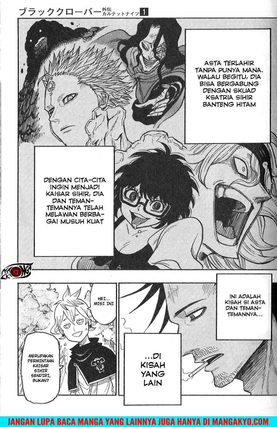 Read Black Clover Gaiden Quartet Knights Bahasa Indonesia ID Manga Online