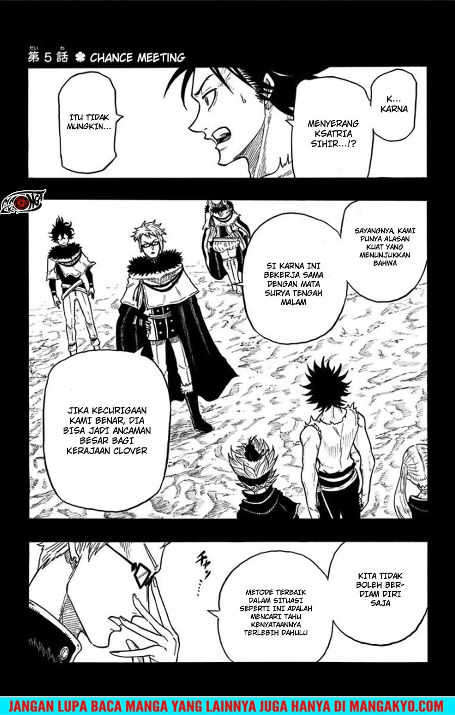 Read Black Clover Gaiden Quartet Knights Bahasa Indonesia ID Manga Online