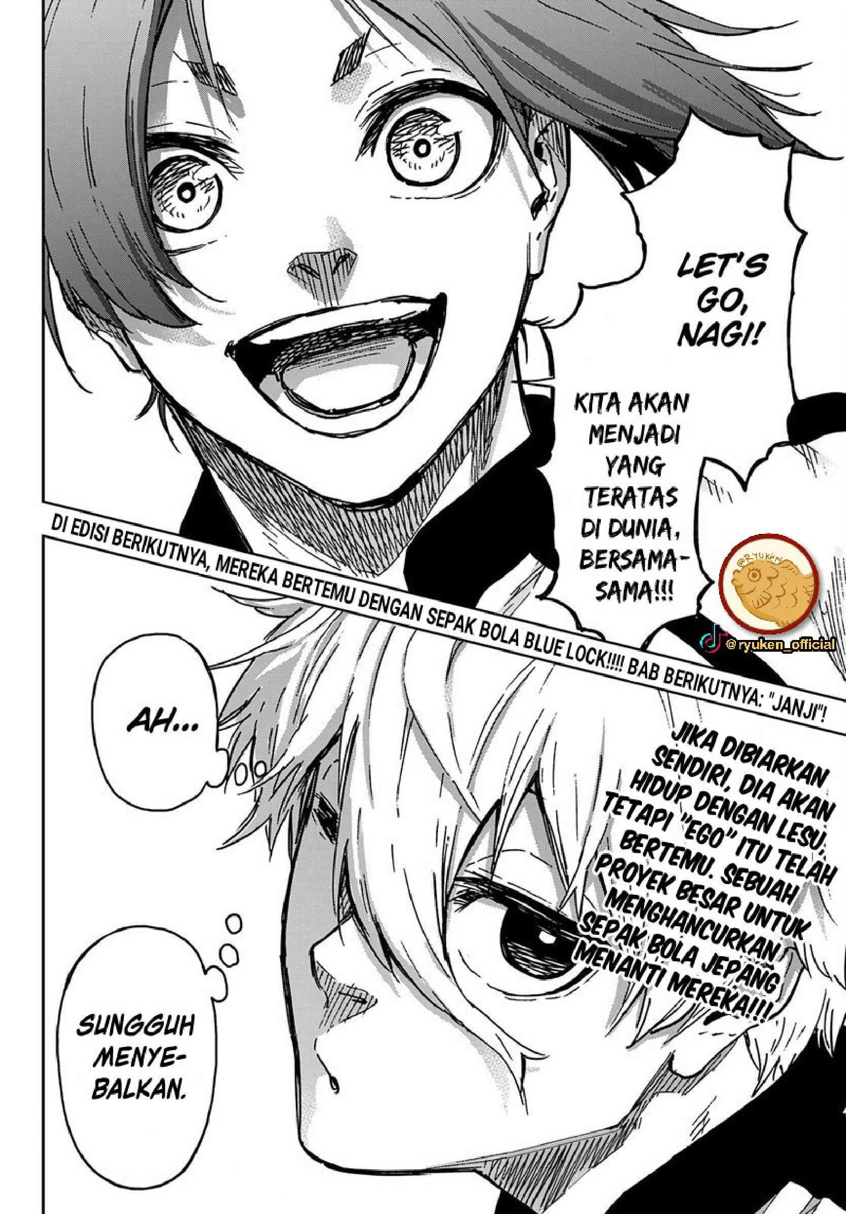 Read Blue Lock Episode Nagi ID Manga Online