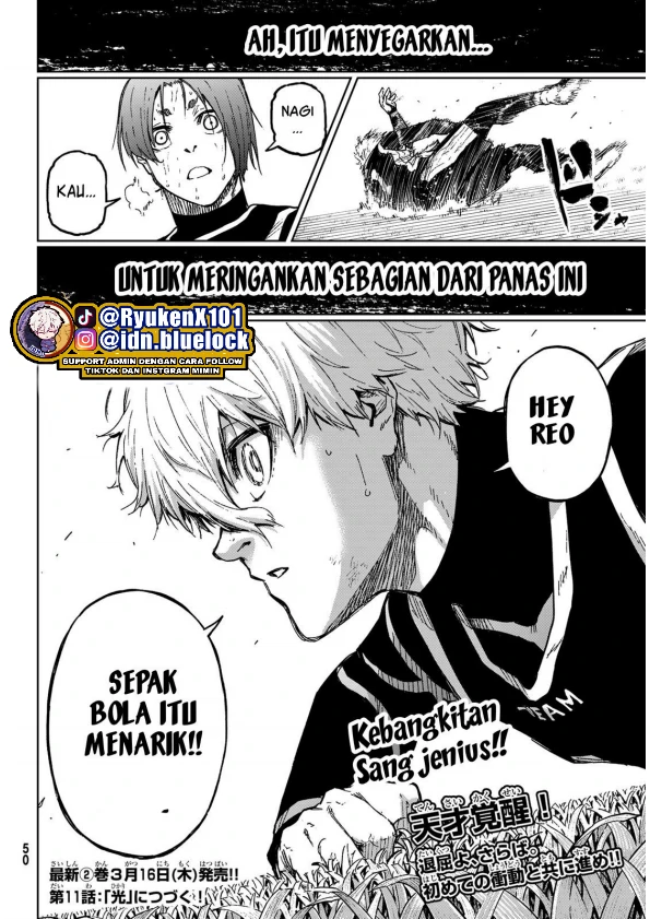 Read Blue Lock Episode Nagi ID Manga Online